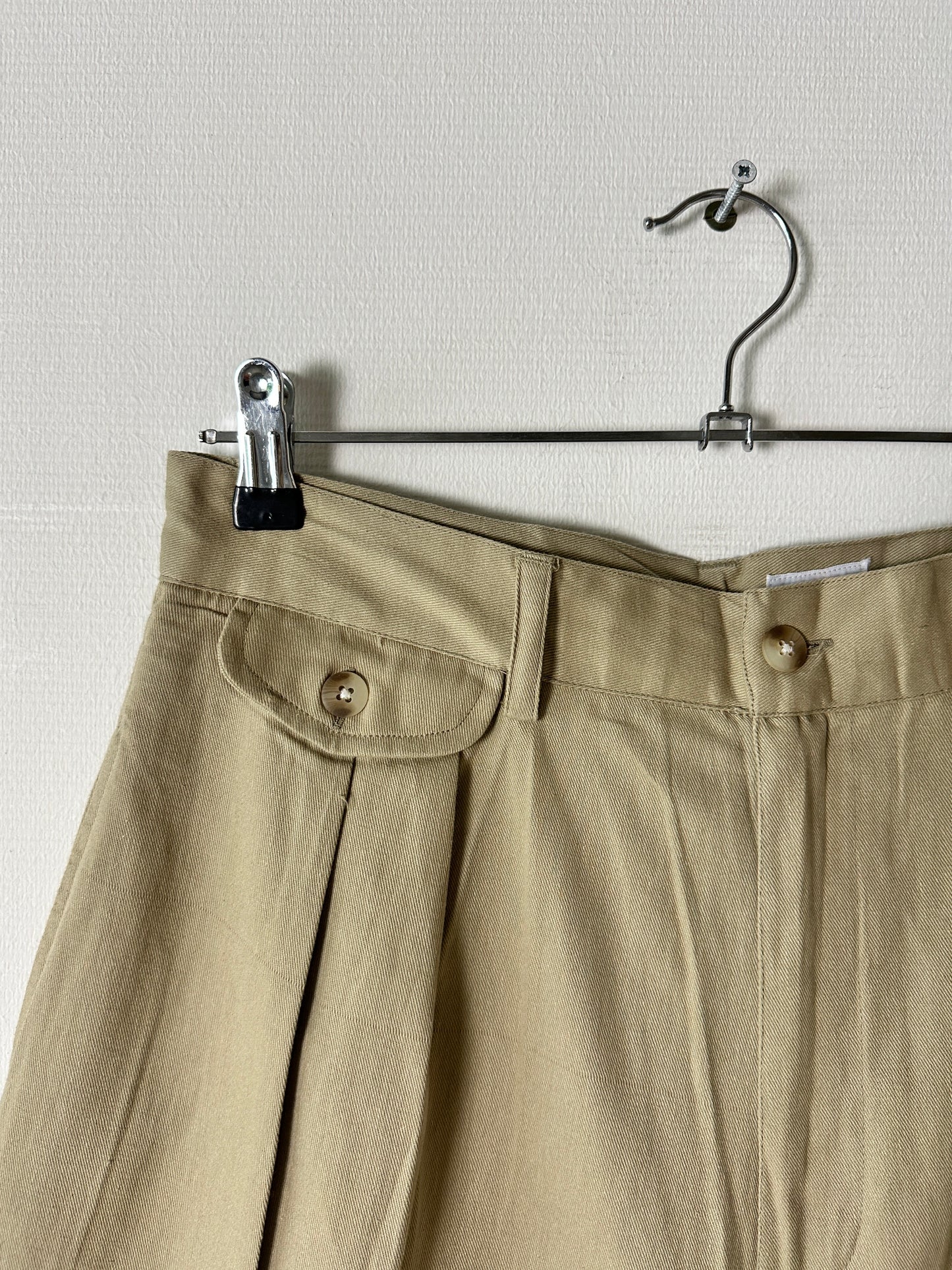 High waist shorts | Soft Beige