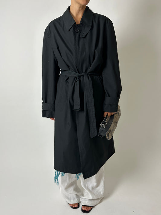 Oversized trench coat | Black