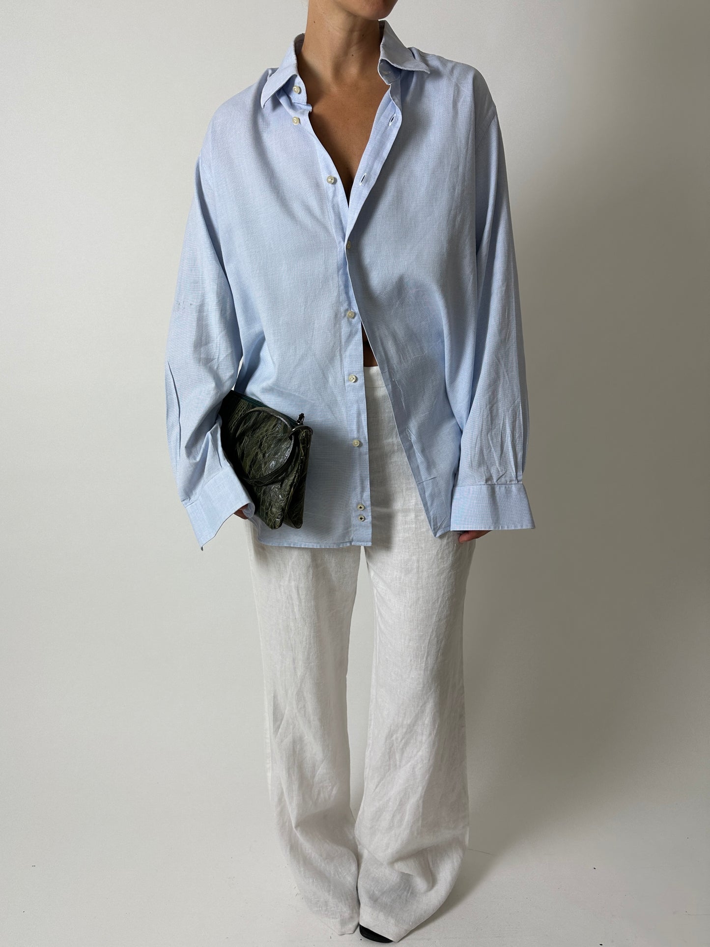 Classic cotton shirt | Light blue