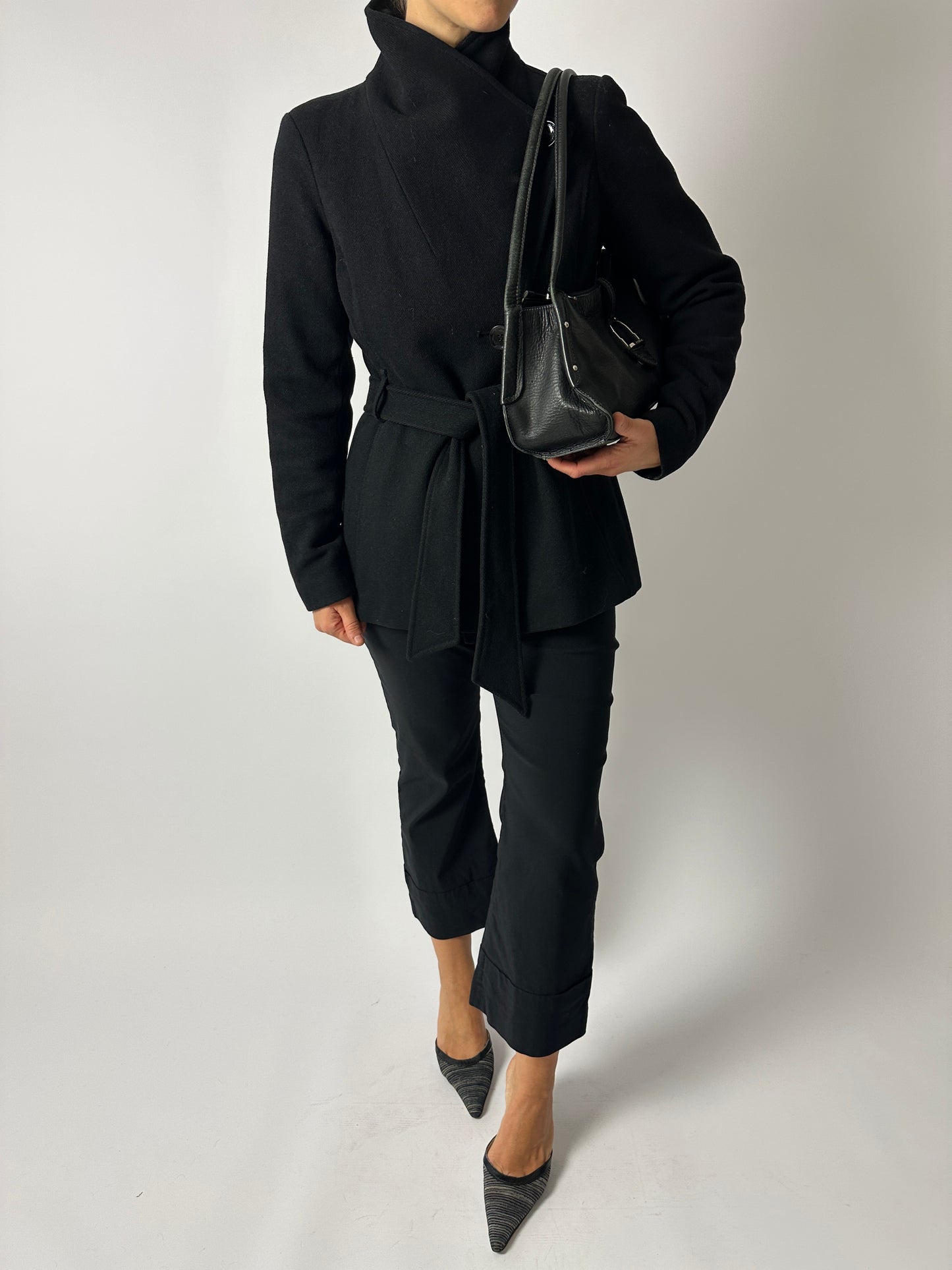 Capri trousers | Black