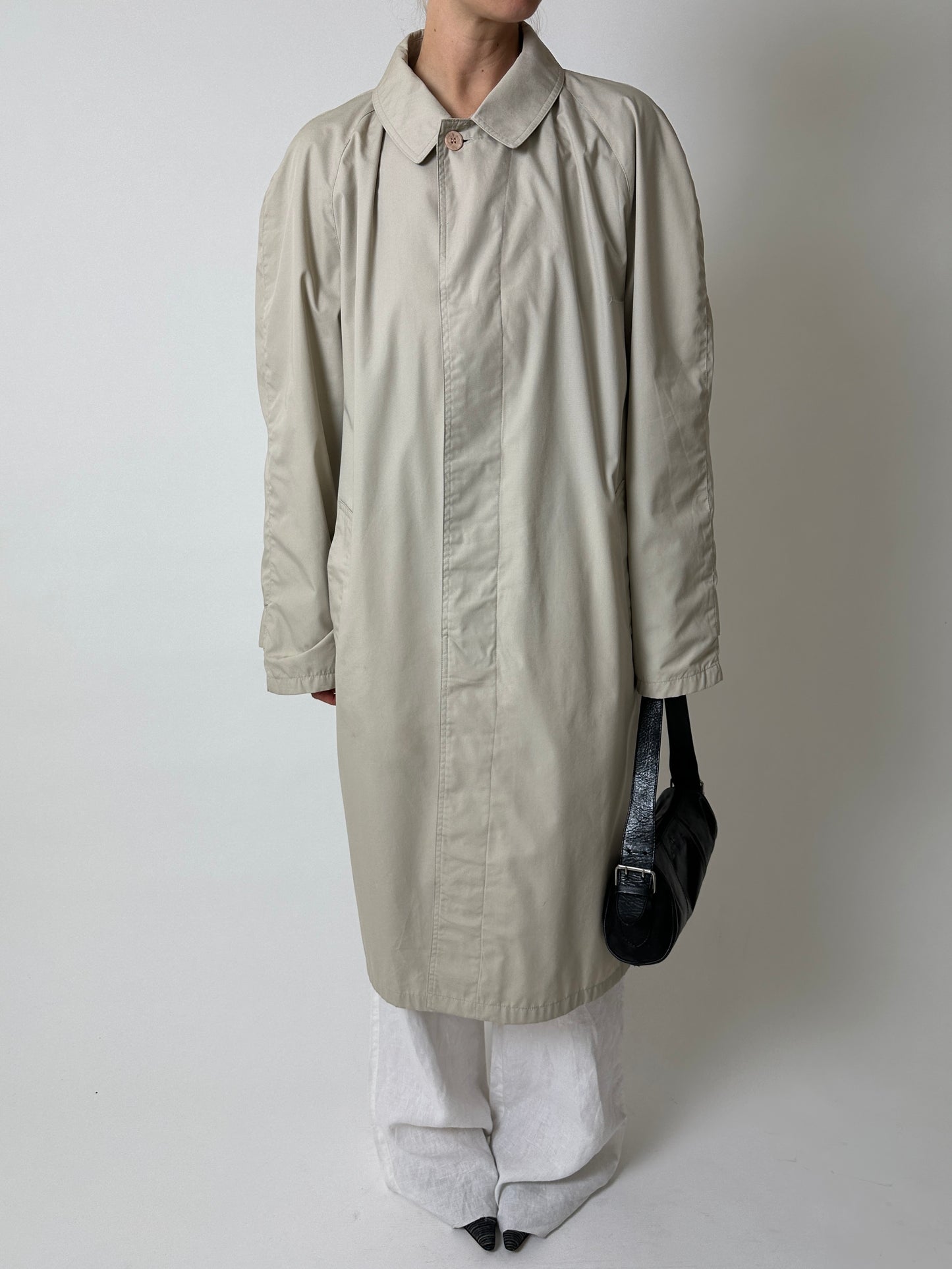 Long mac coat | Sand
