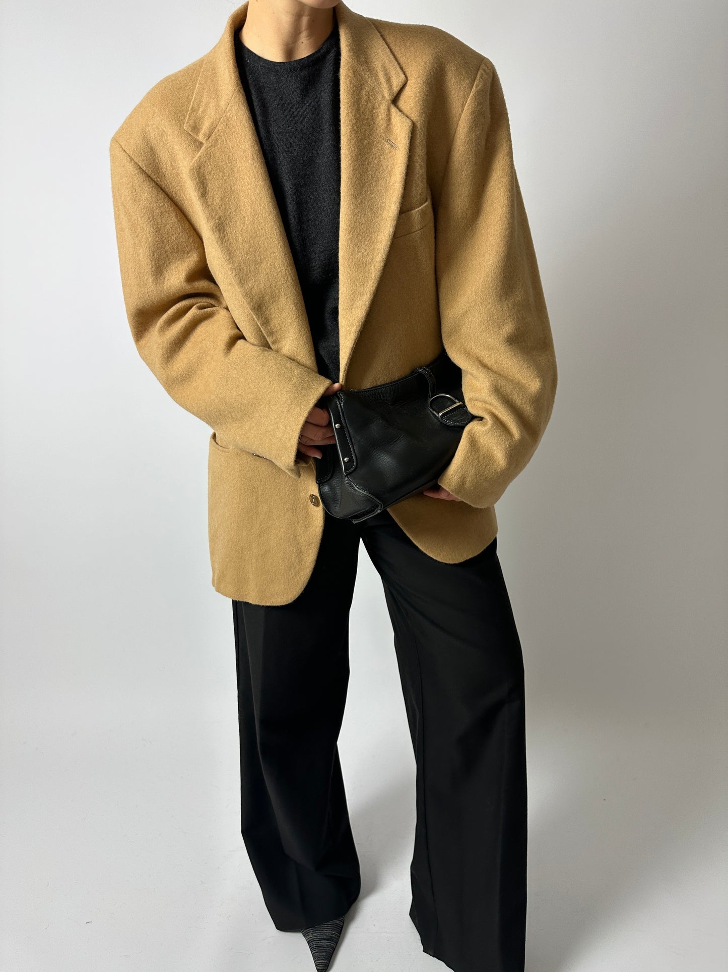 Oversized blazer | Camel