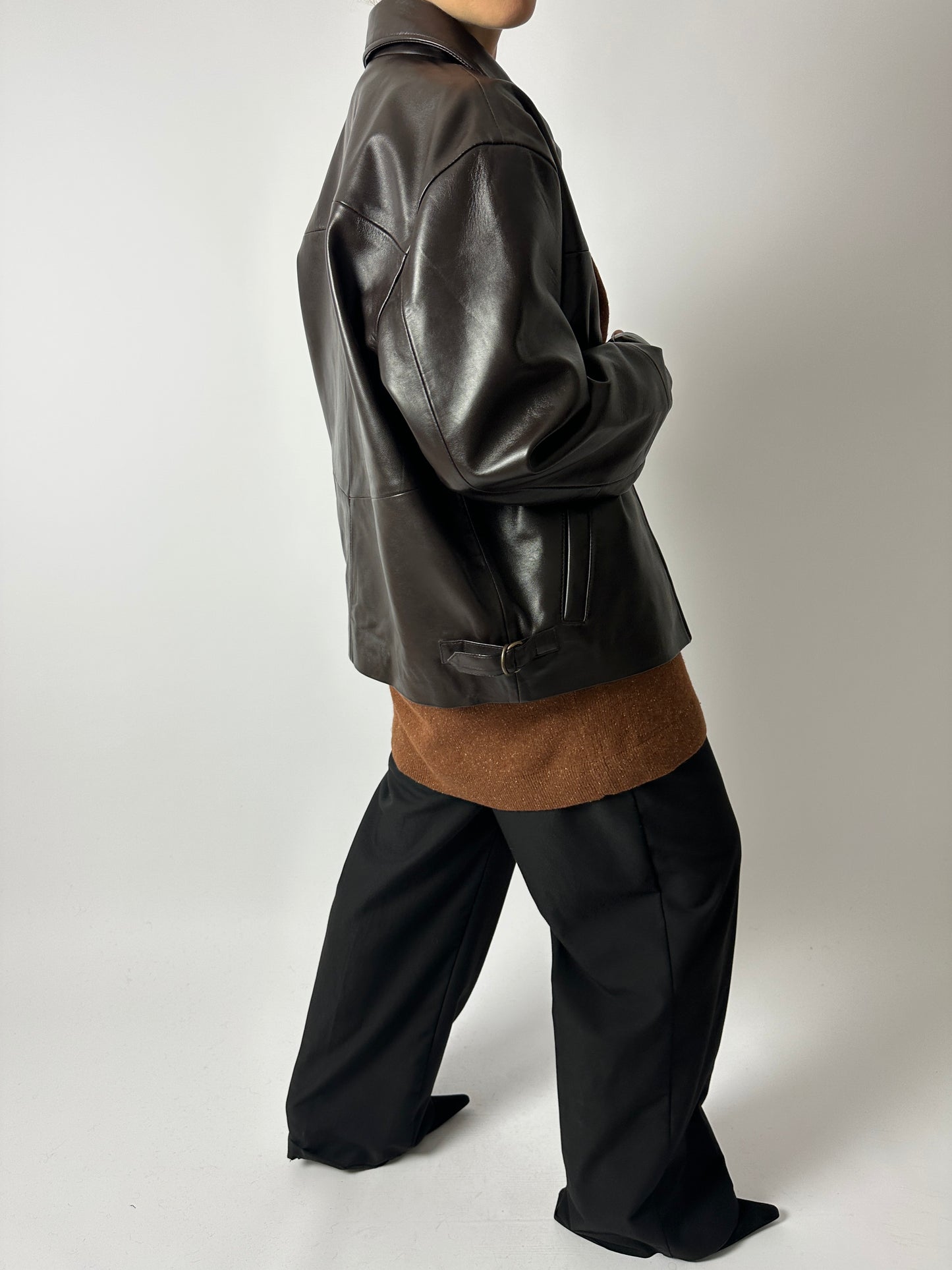 Hugo Boss wool sweater | Chestnut