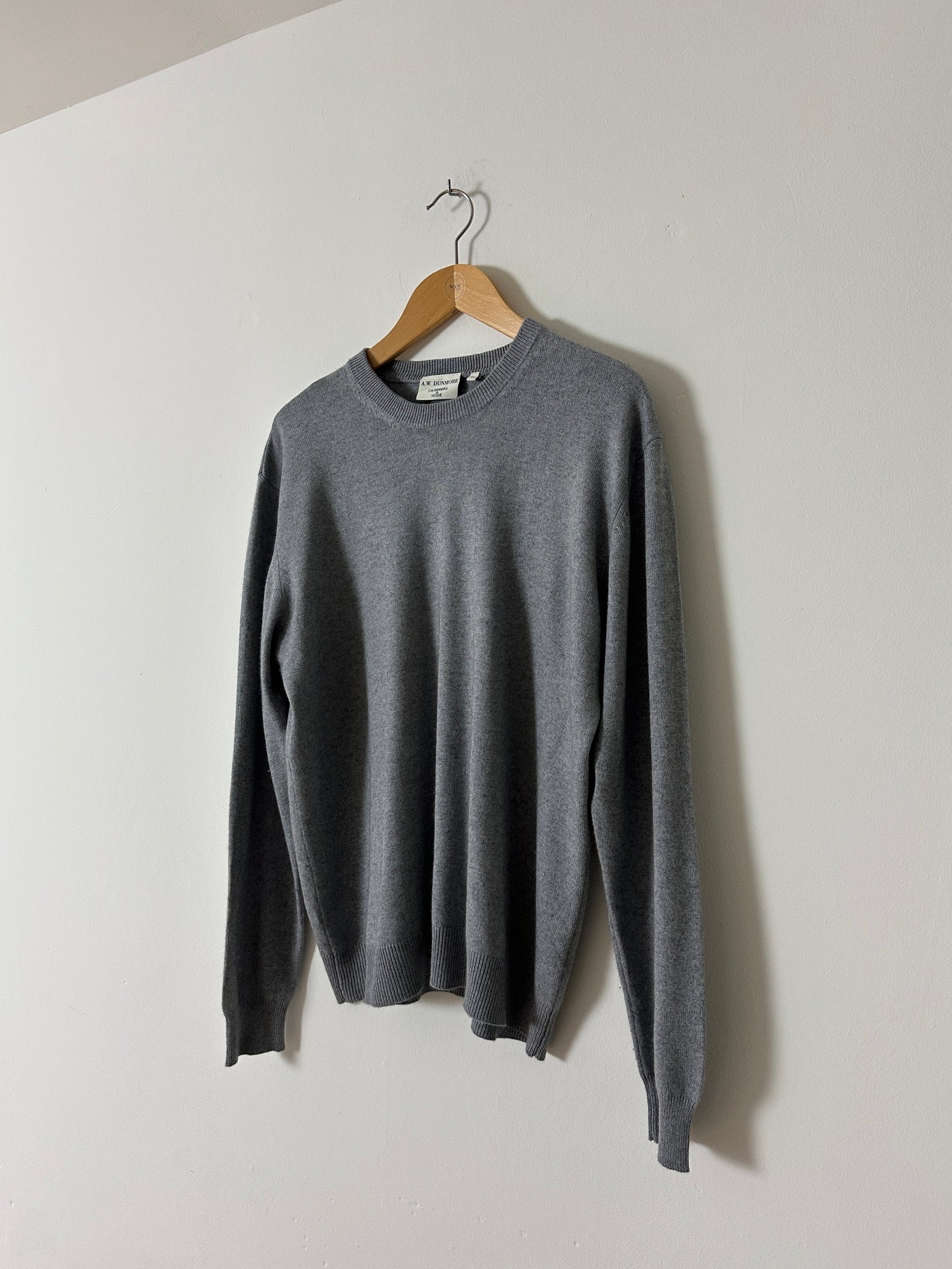 Silk Cashmere jumper | Grey