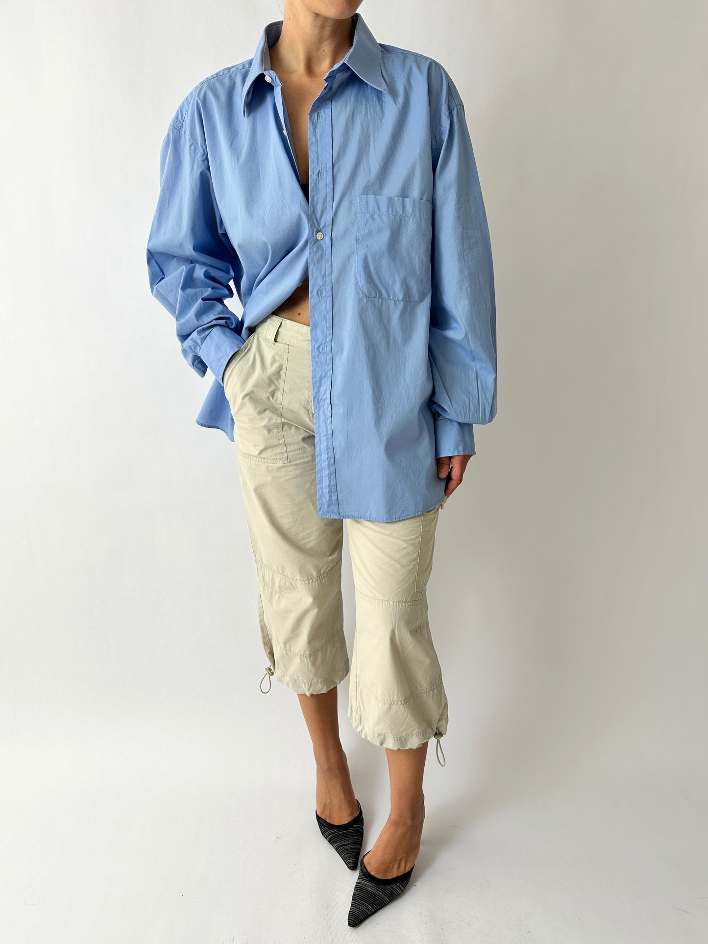 Oversized shirt | Light blue