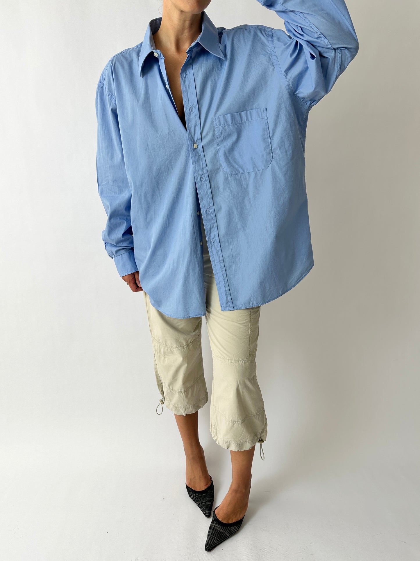 Oversized shirt | Light blue