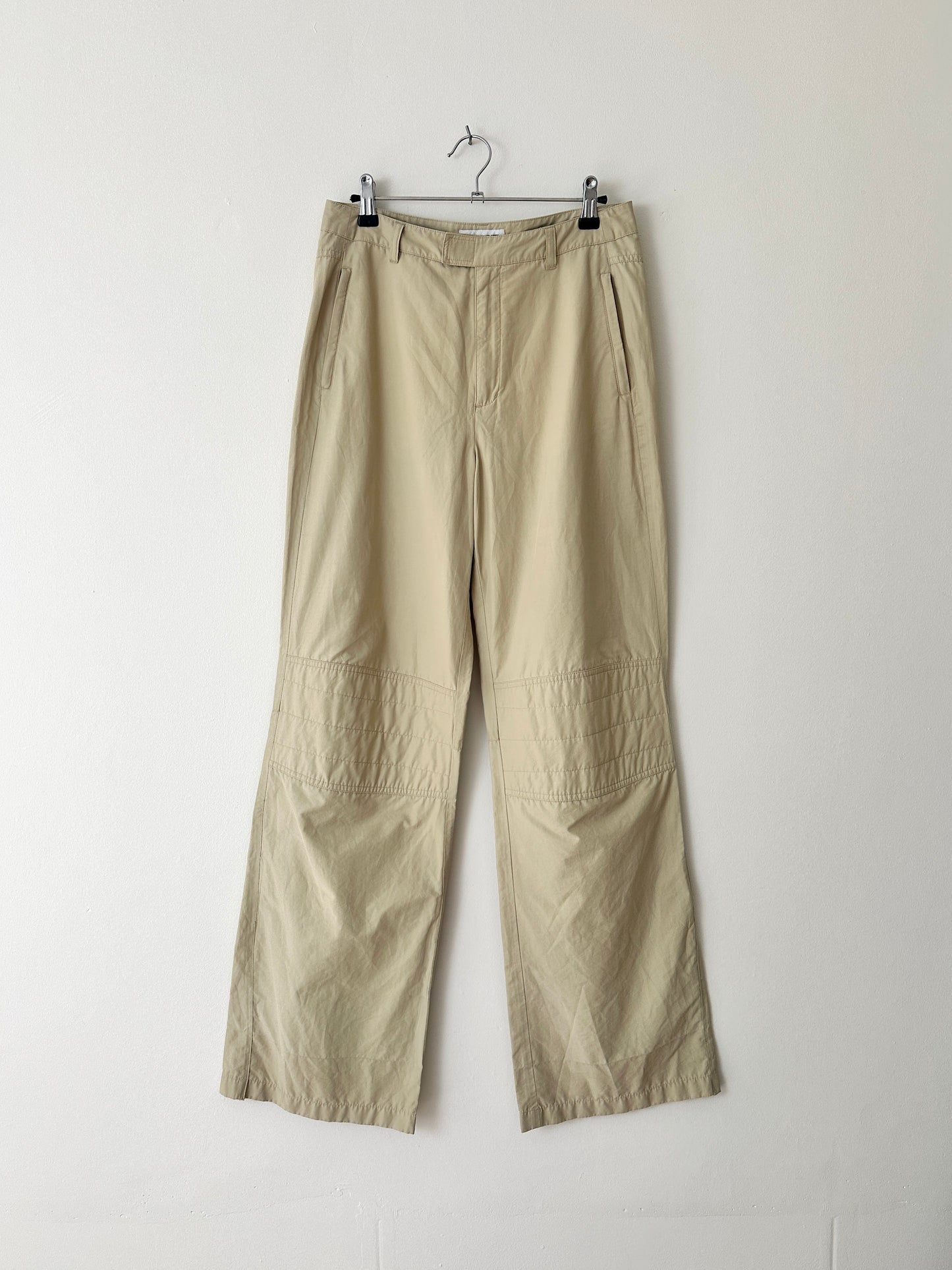 Flared trousers | Soft ecru