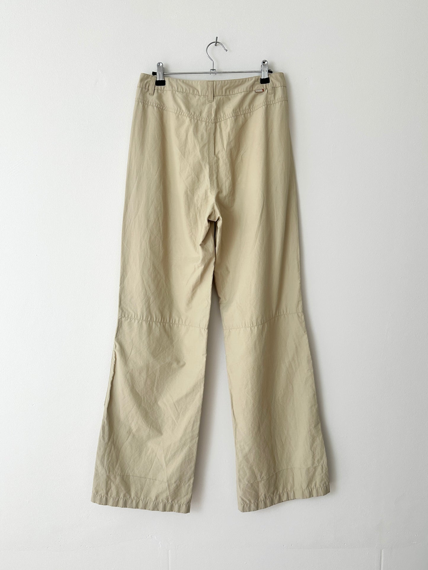 Flared trousers | Soft ecru