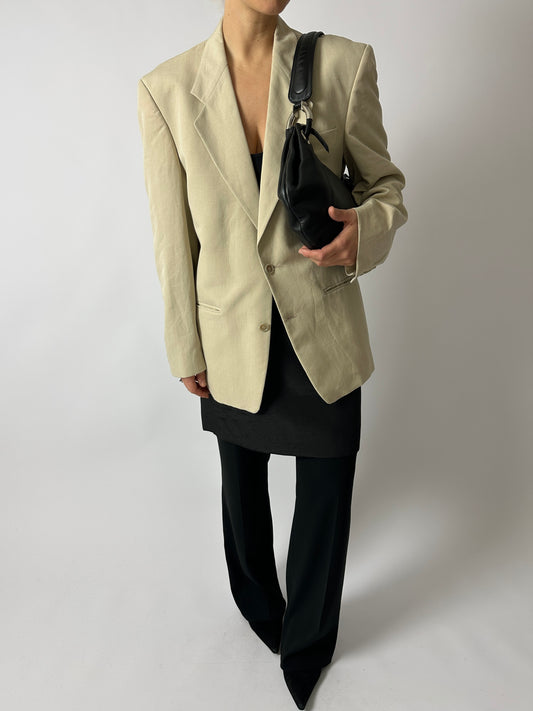 Relaxed blazer | Soft ecru