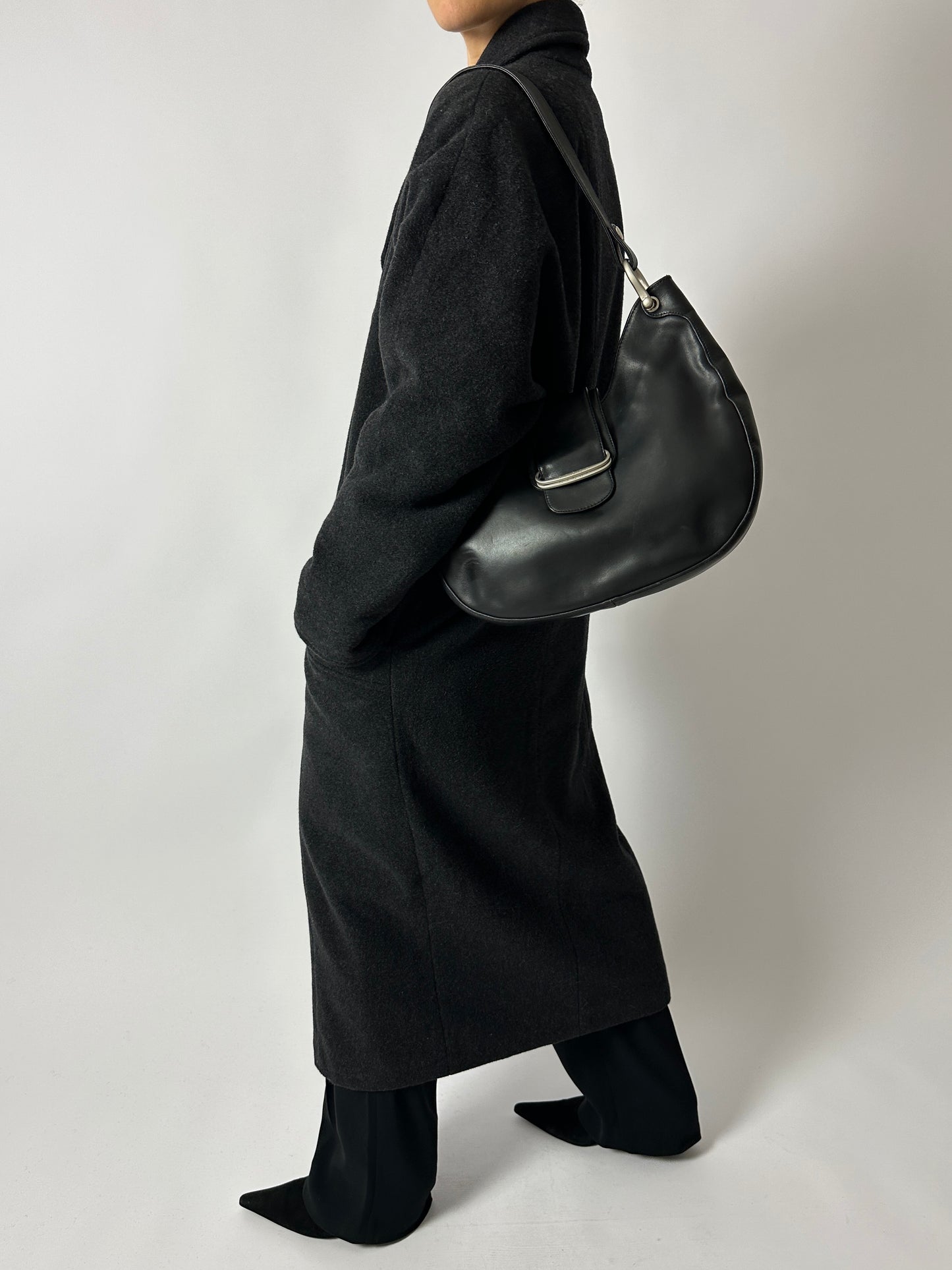 Long wool coat | Antrcite