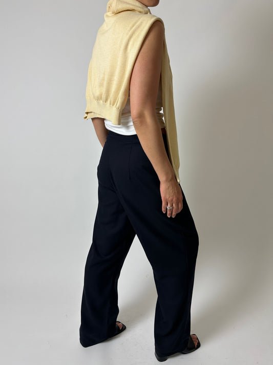 Straight leg trousers | Dark Blue