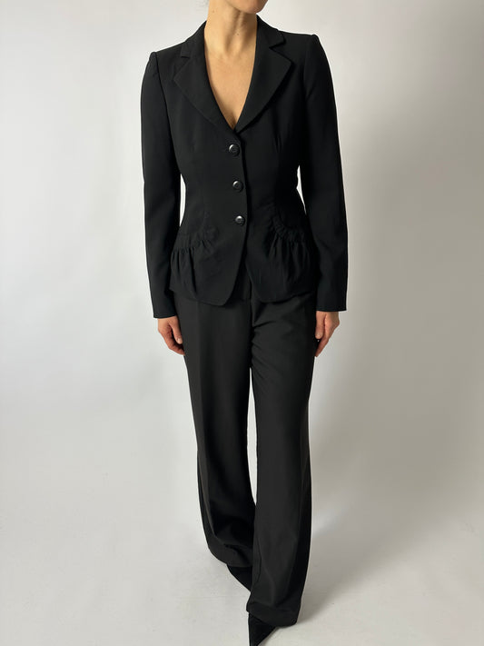 Armani fitted blazer | Black