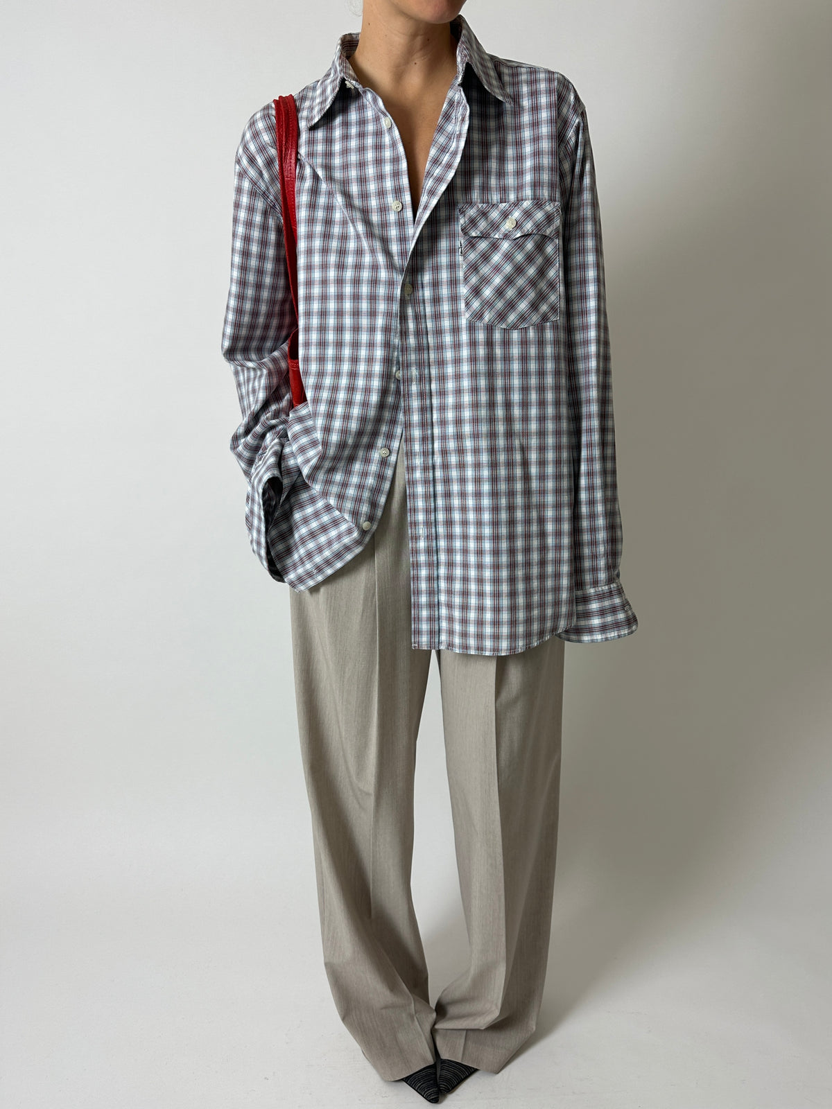 Levi's checked shirt | Off-white Red Blue