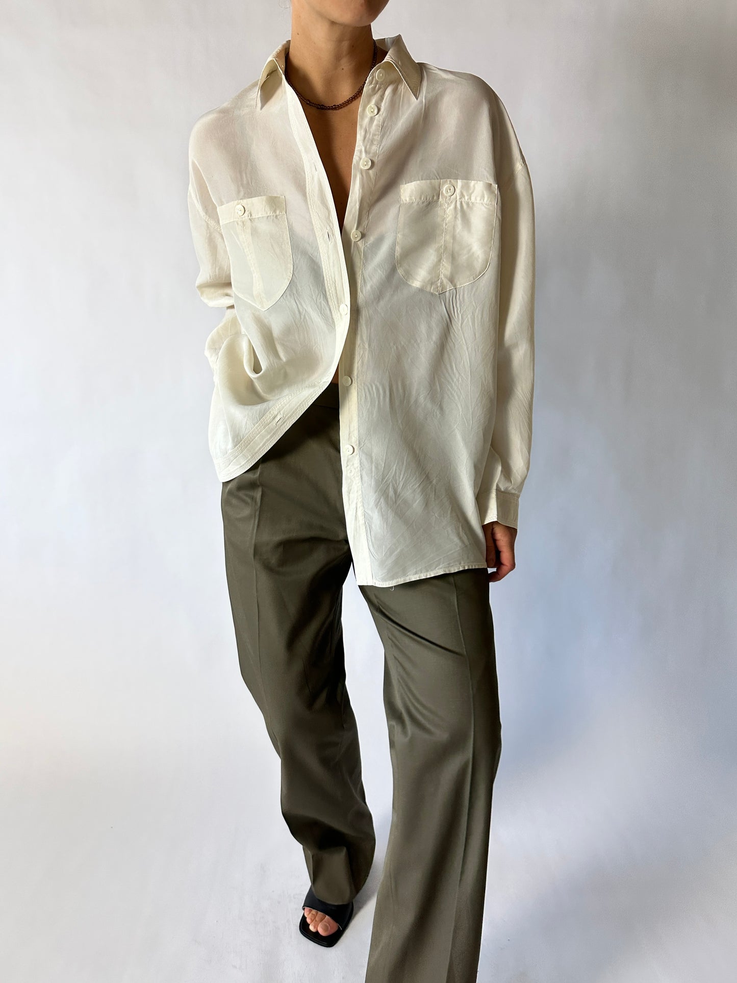Tailored trousers | Dark green