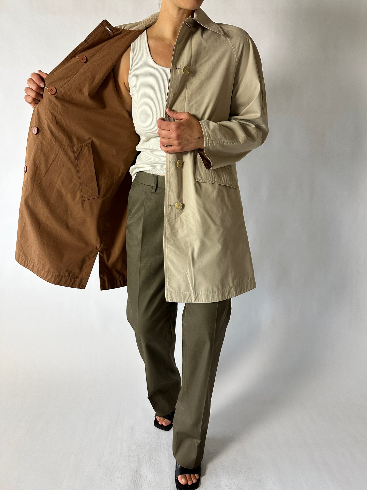 Tailored trousers | Dark green