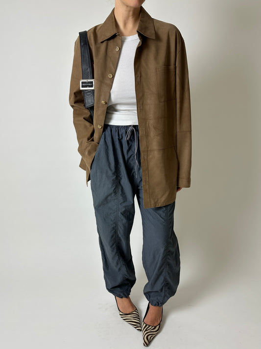 Reebok vintage track pants | Oil grey