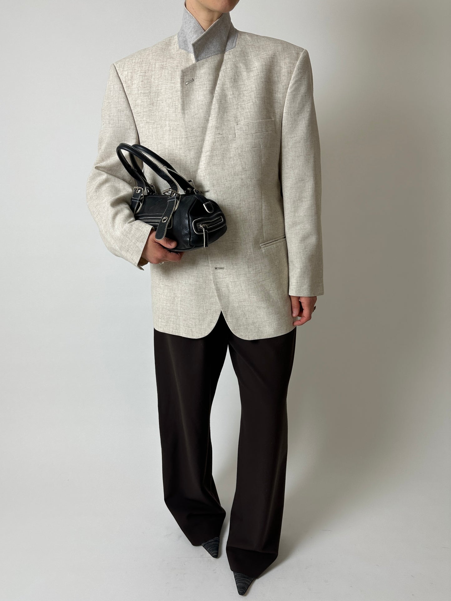 Relaxed fit blazer | Melee ecru