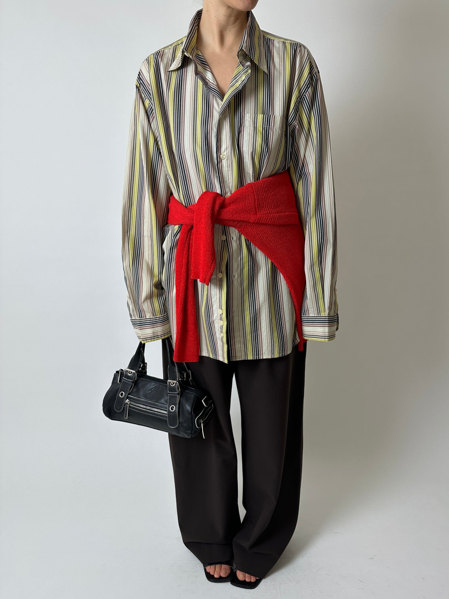 Oversized striped shirt | Multi color