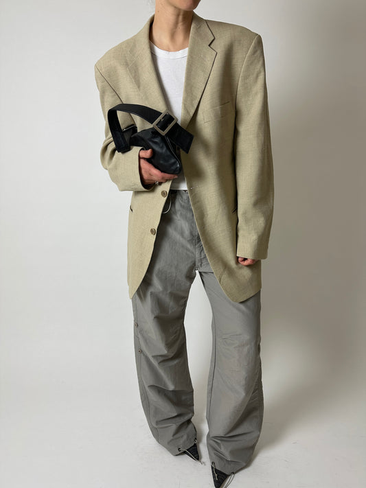 Relaxed fit blazer | Soft ecru
