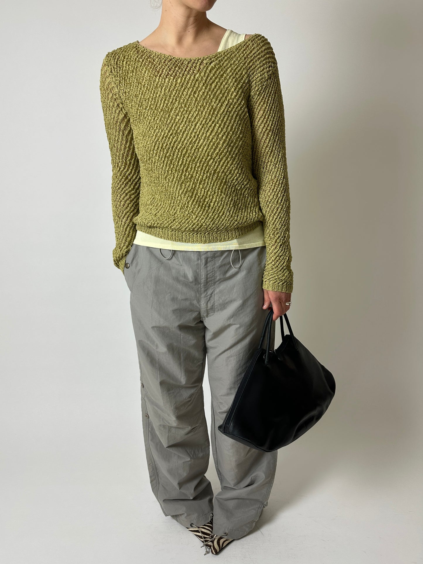 Fine knitted top | Lemon