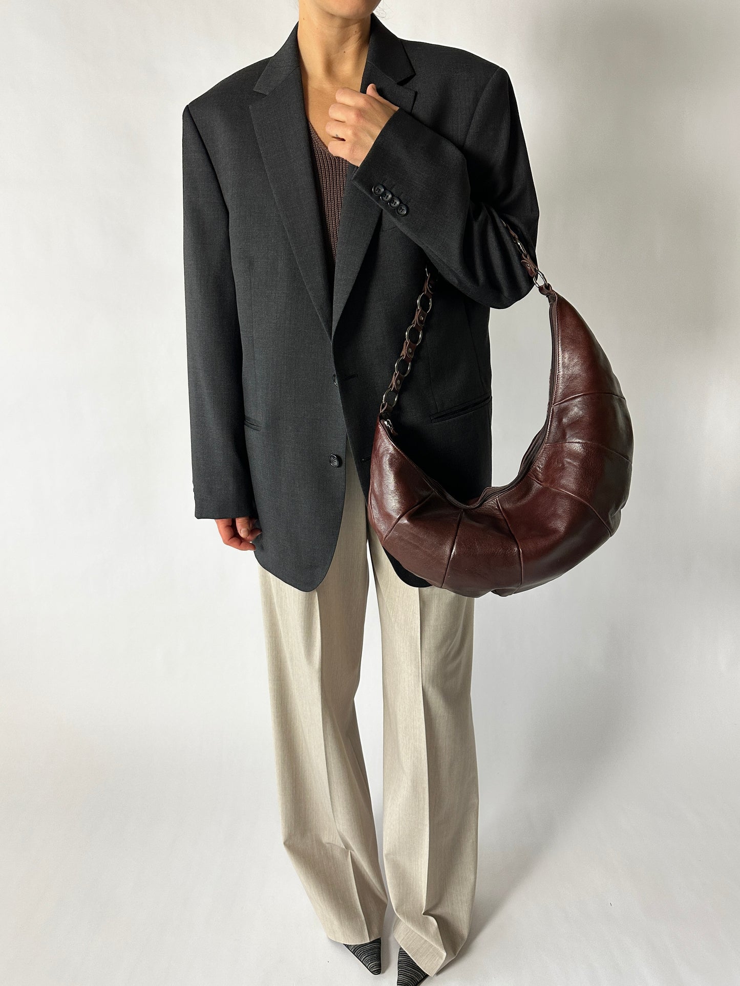 Oversized blazer | Antracite