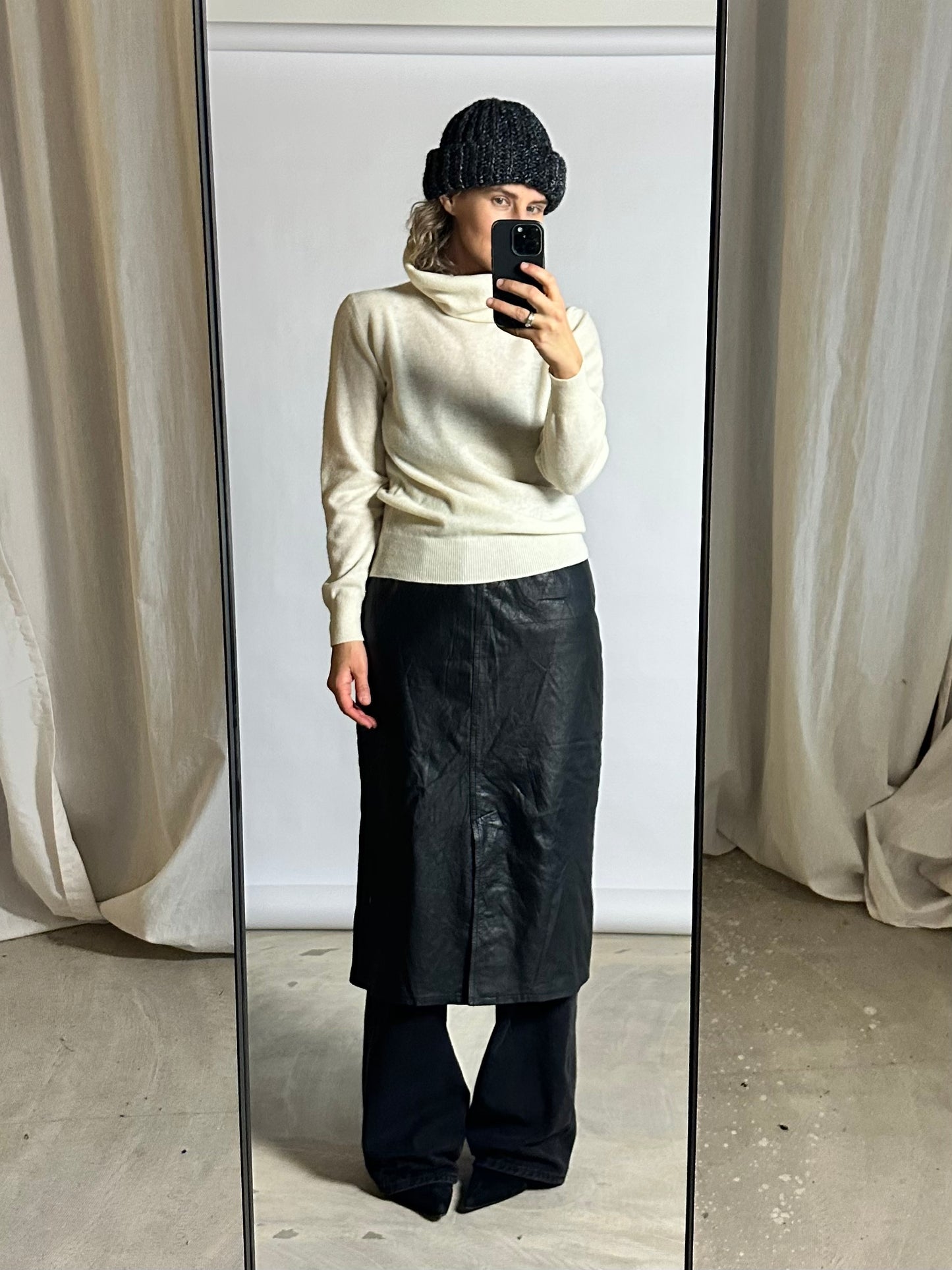 Turtleneck wool | Ivory