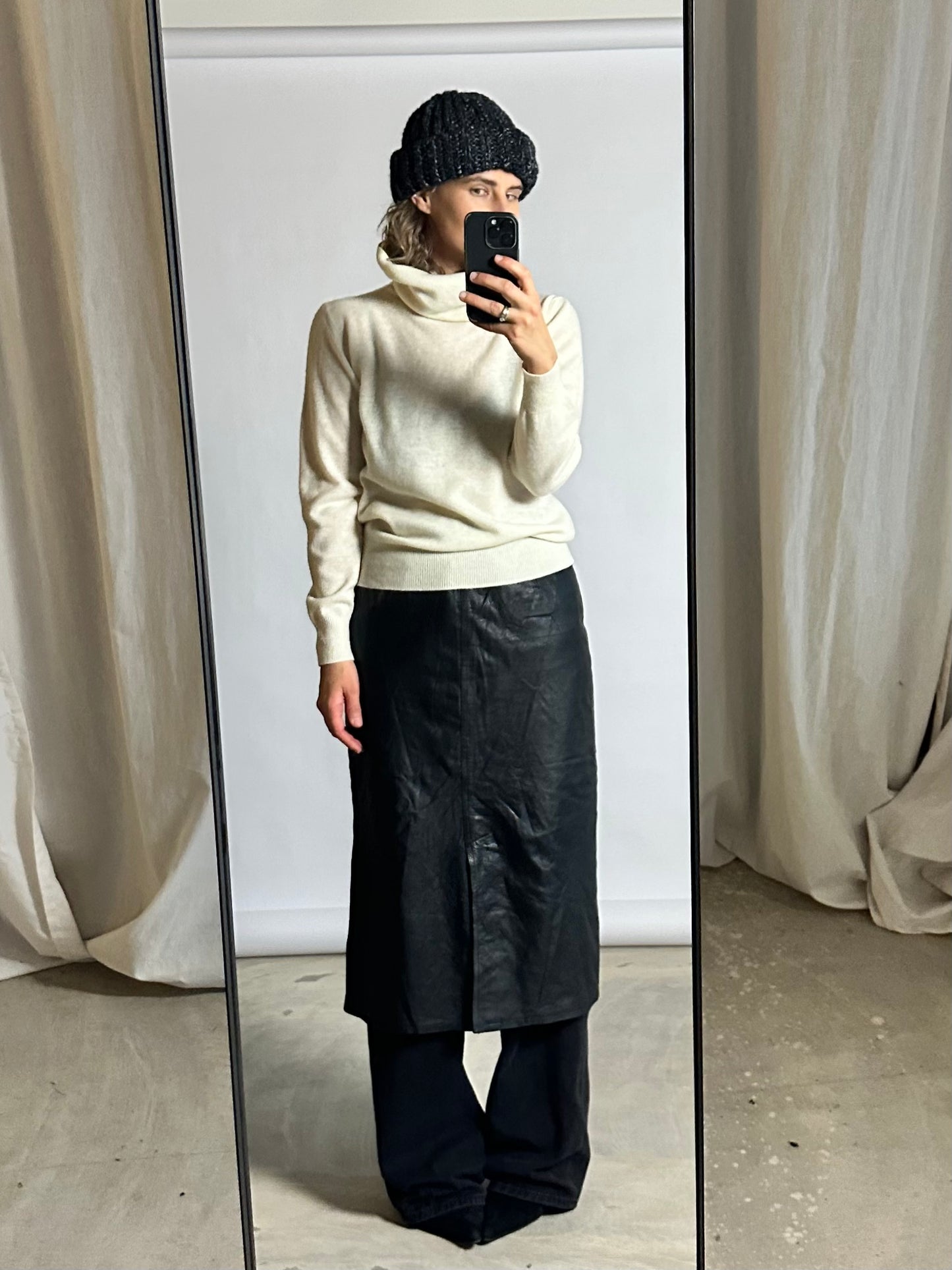 Turtleneck wool | Ivory