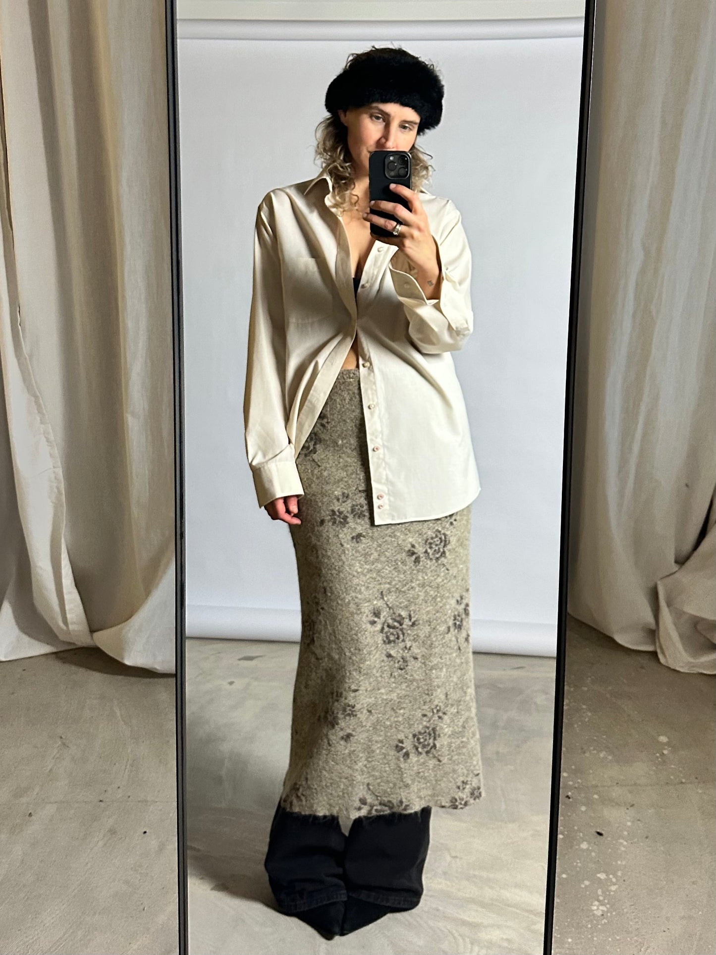 Cotton shirt | Ecru
