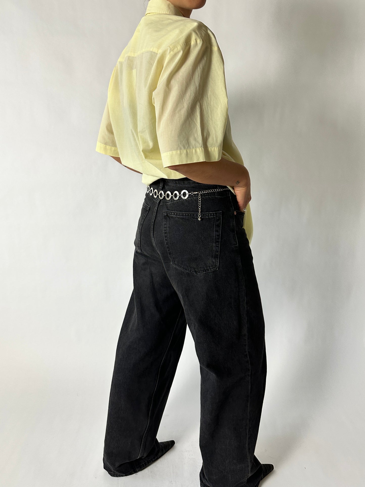 Oversized shirt | Soft yellow