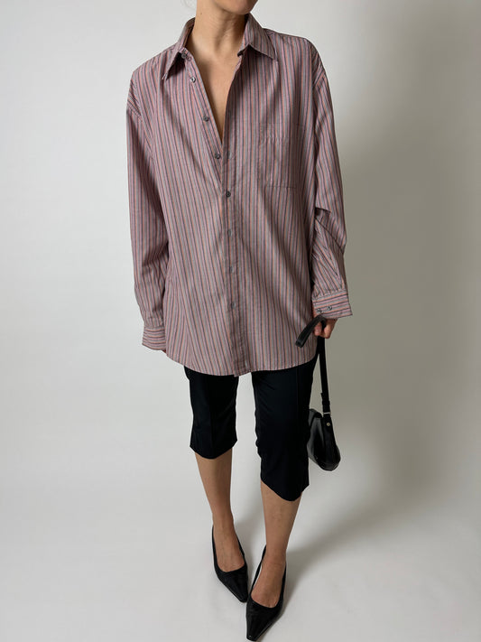 Oversized striped shirt | Multi color