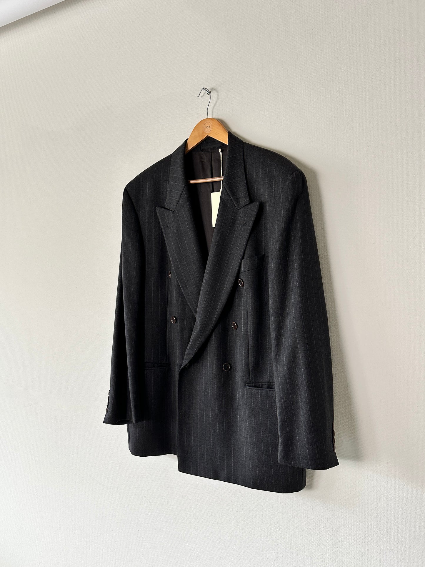 Hugo Boss pinstripe blazer | Black