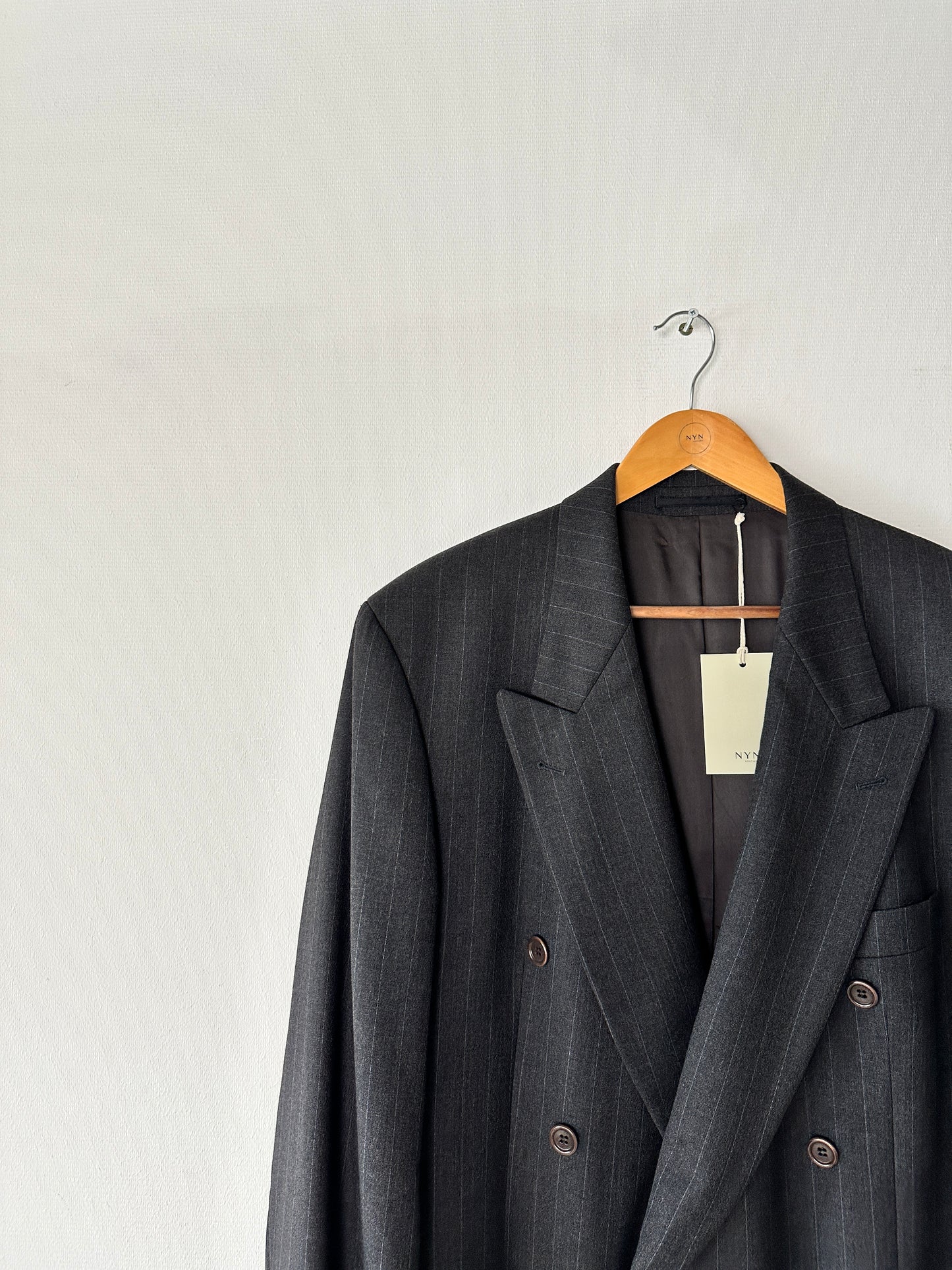 Hugo Boss pinstripe blazer | Black