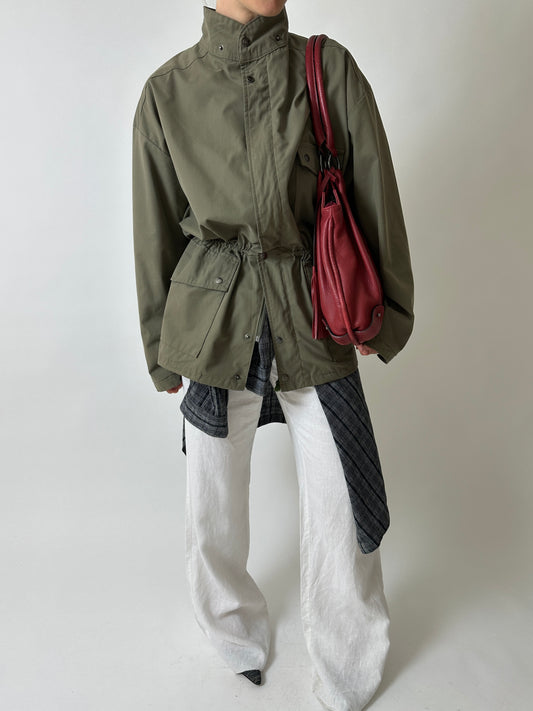 Oversized safari jacket | Army green