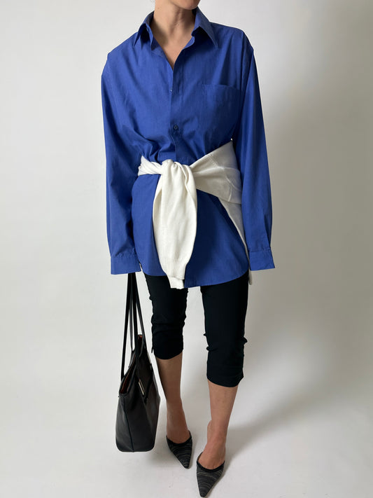 Oversized shirt | Bright blue