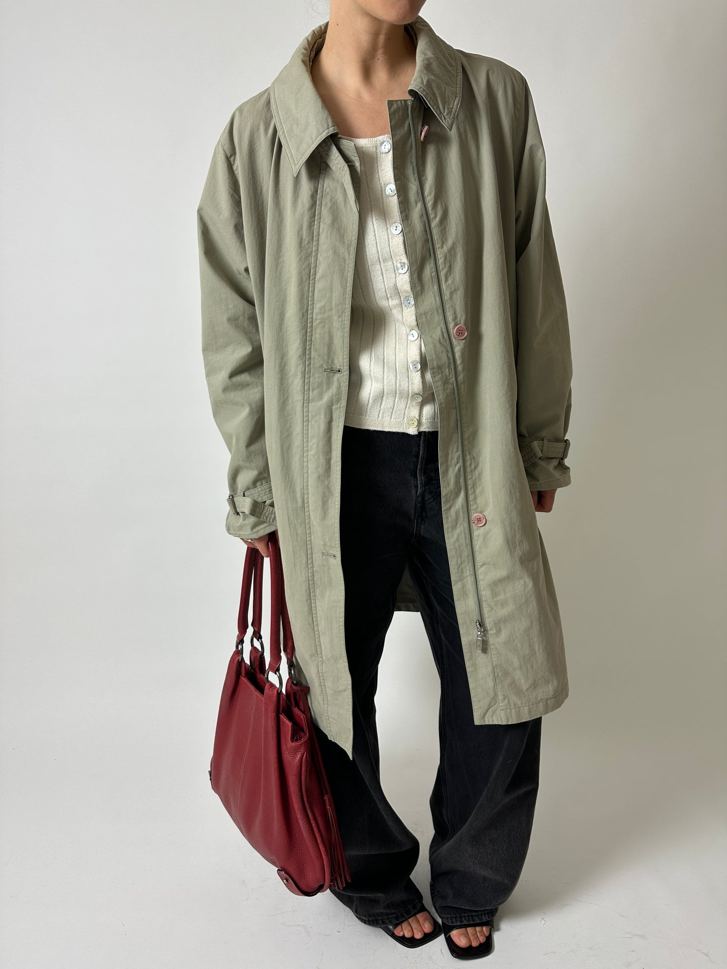 Wool cardigan | Soft ecru