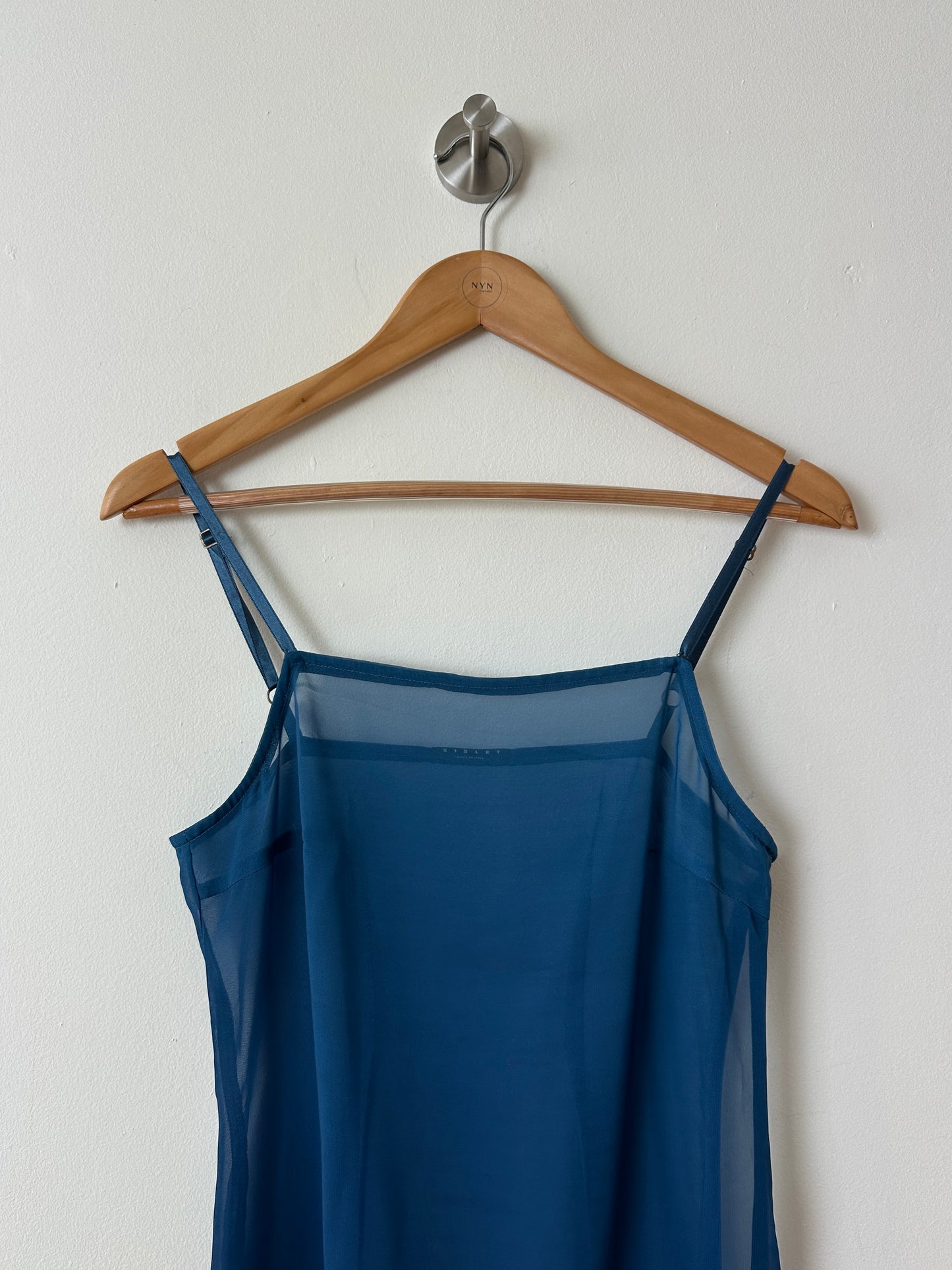 Sheer dress | Aqua blue