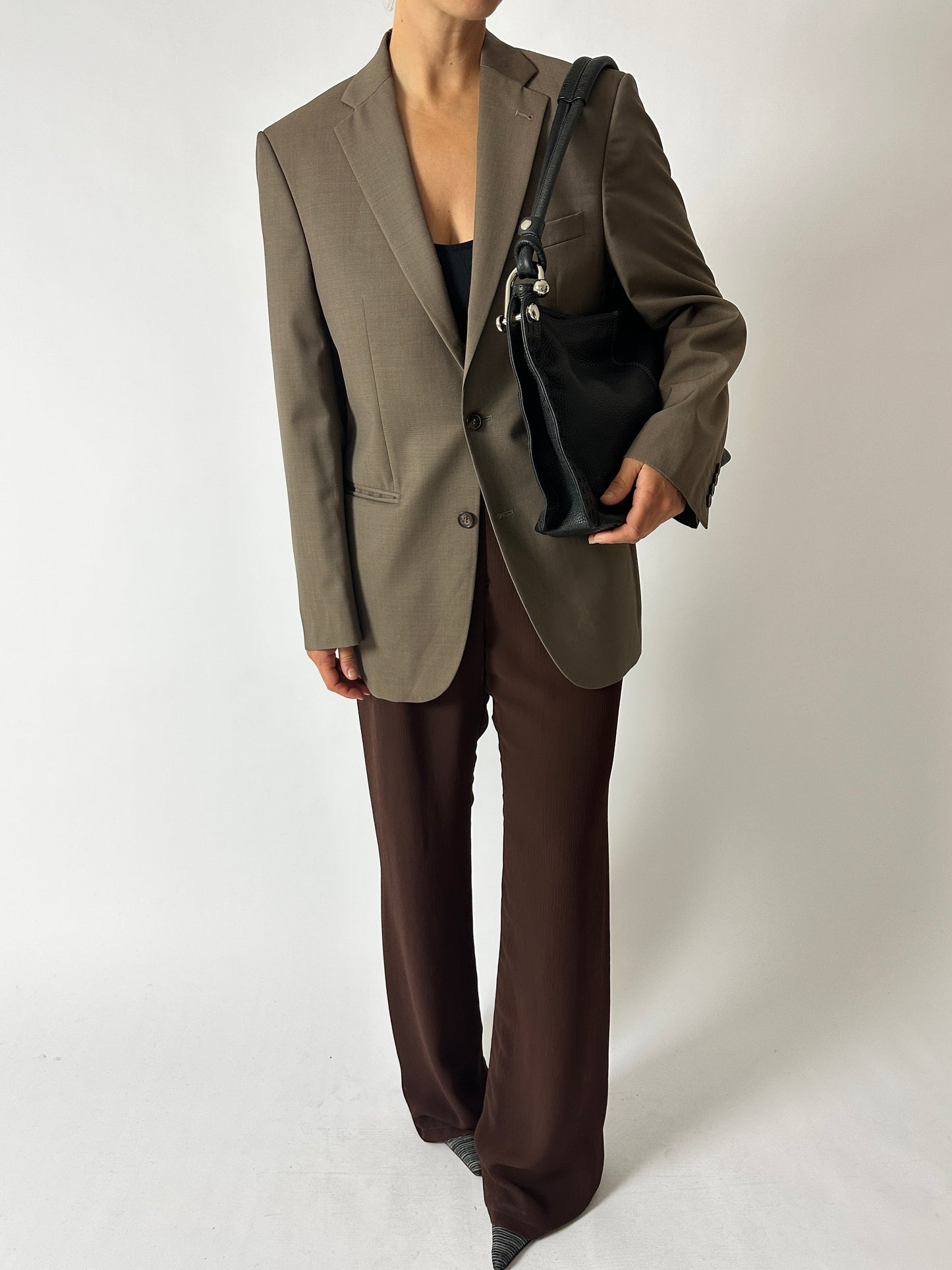 Relaxed blazer | Soft Brown