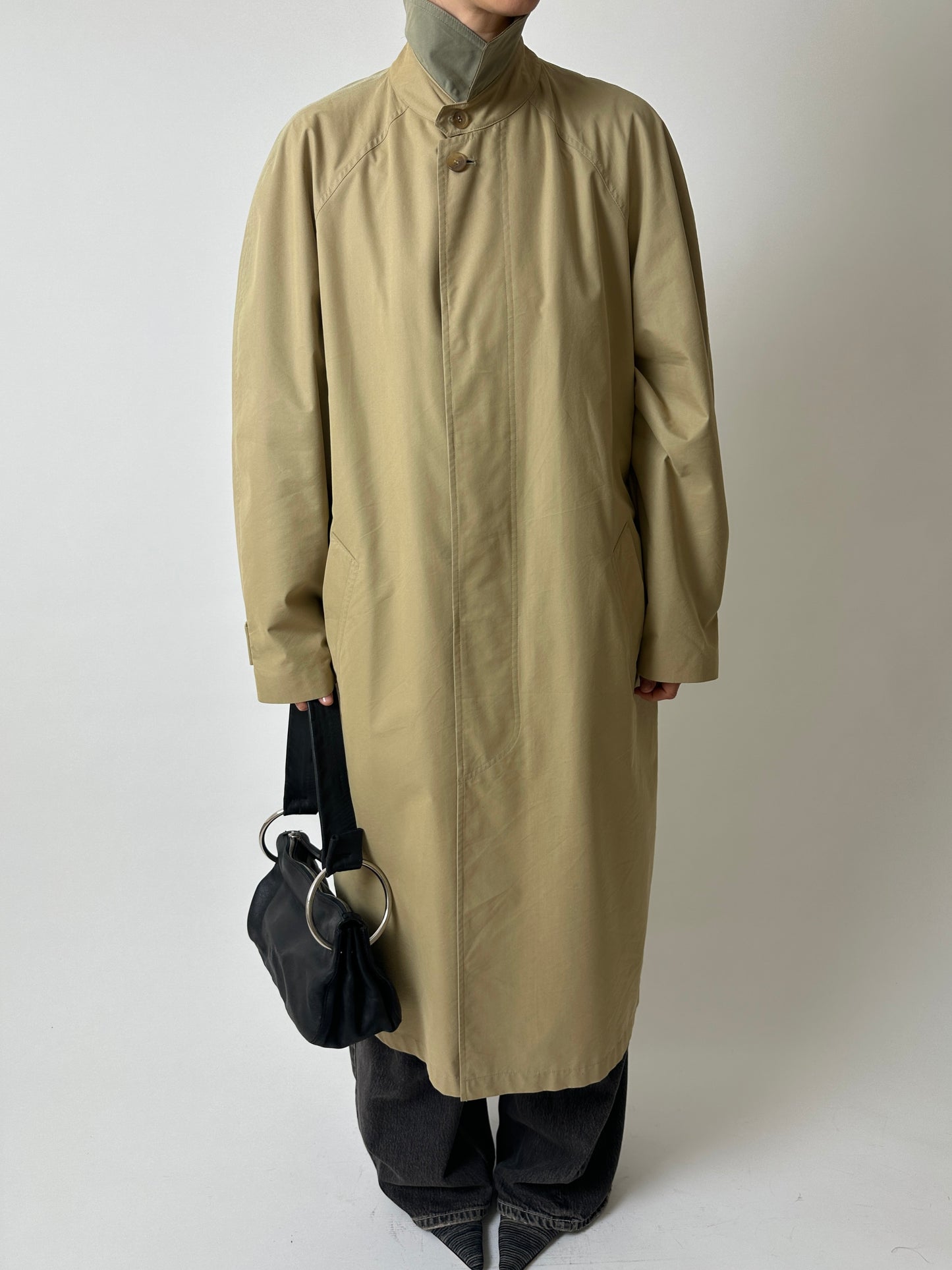 Long Mac coat | Khaki