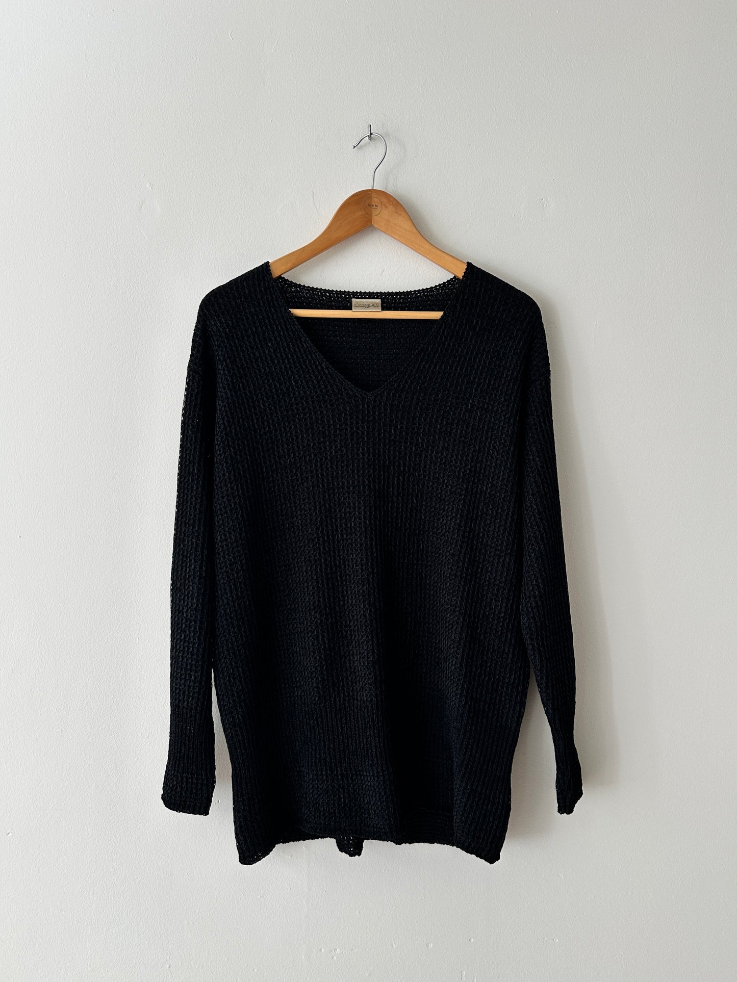 Knitted sweater | Black