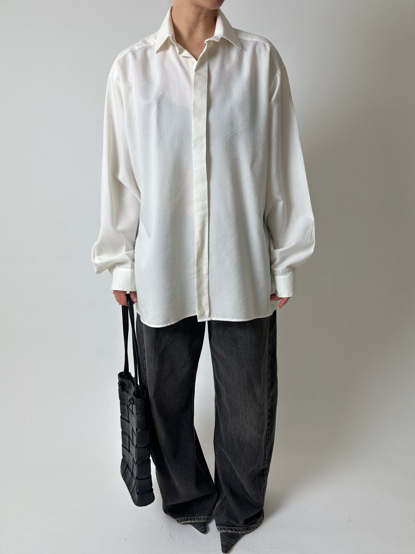 Oversized dotted shirt | Off white