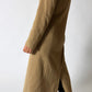 Maxi slim wool coat | Camel