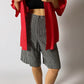Silk shirt red