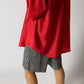 Silk shirt red
