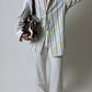 Striped shirt | Butter / Blue