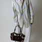 Striped shirt | Butter / Blue