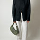 Linen zip jacket | Black