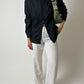 Linen zip jacket | Black