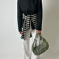 Linen zip jacket | Black