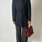 Stand-up collar blazer | Black