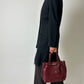 Stand-up collar blazer | Black